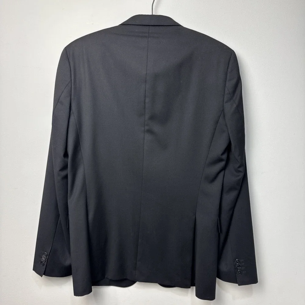 Hugo‎ Boss Guabello 1815 Italy Super 120 Black Sz 40L Men's